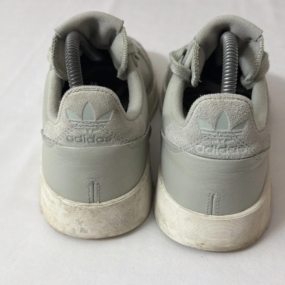 Adidas Original Supercourt EE6045 Womens Sz 8.5 Shoes Fit Gym Ash Silver Leather